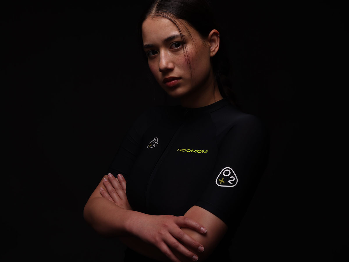 O2+ product — studio, bib shorts