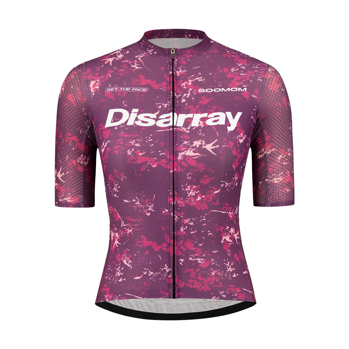Disarray magenta jersey — product flat