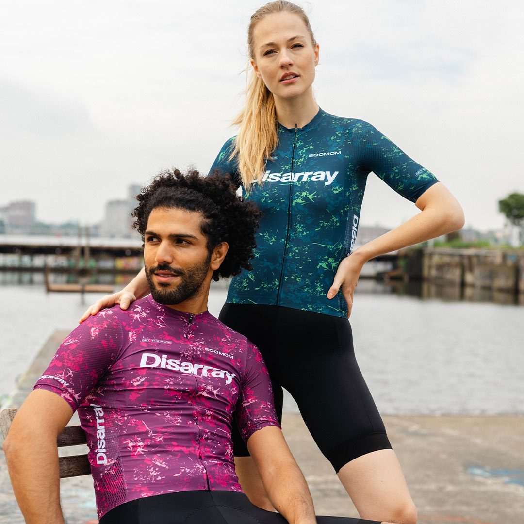 Disarray — riders at the water’s edge