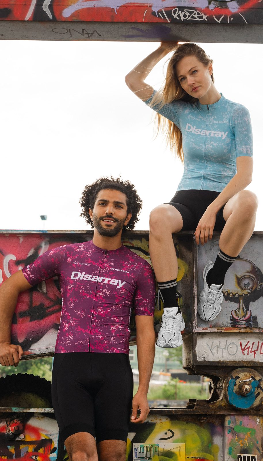 Disarray web header — graffiti wall