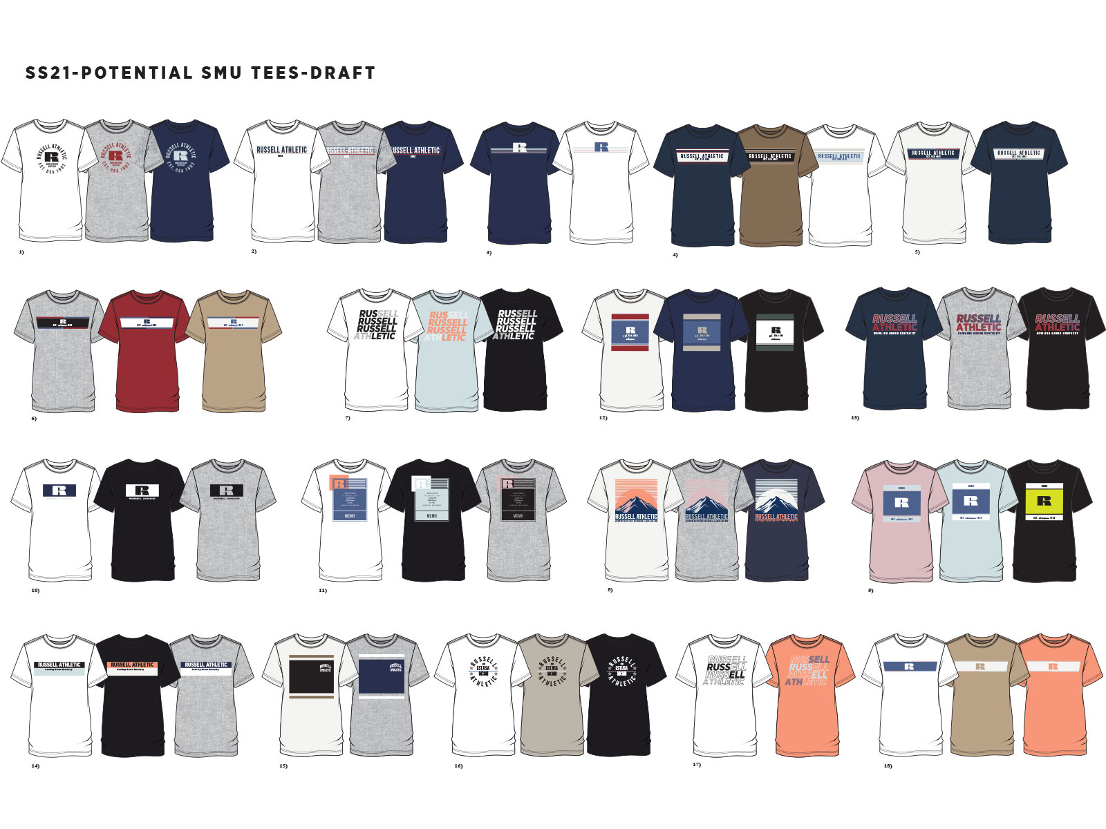 Russell Athletic textile graphics